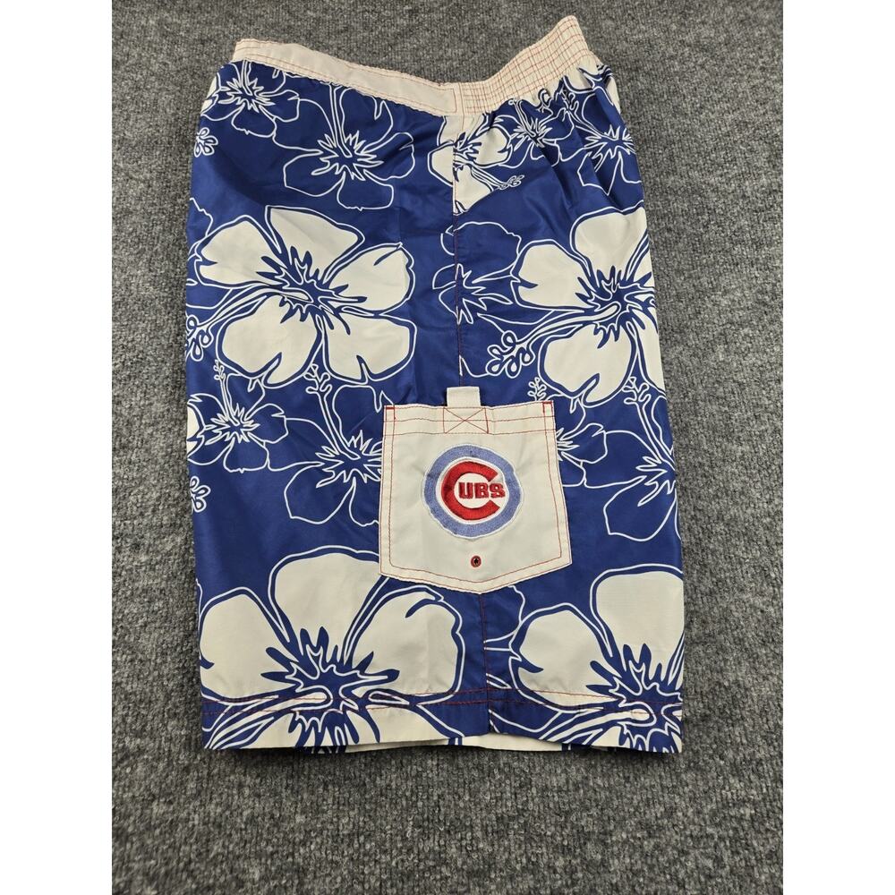 Chicago Cubs Bathing Swim Suit Adult XXL Trunks Shorts Hawaiian Style MLB #314